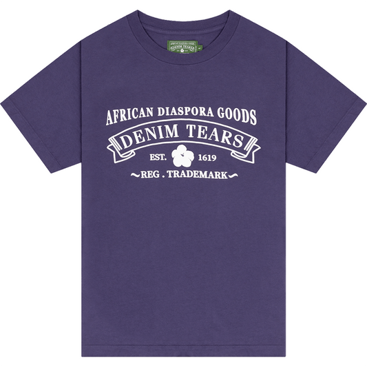 Denim Tears ADG T-Shirts Purple DENIM TEARS