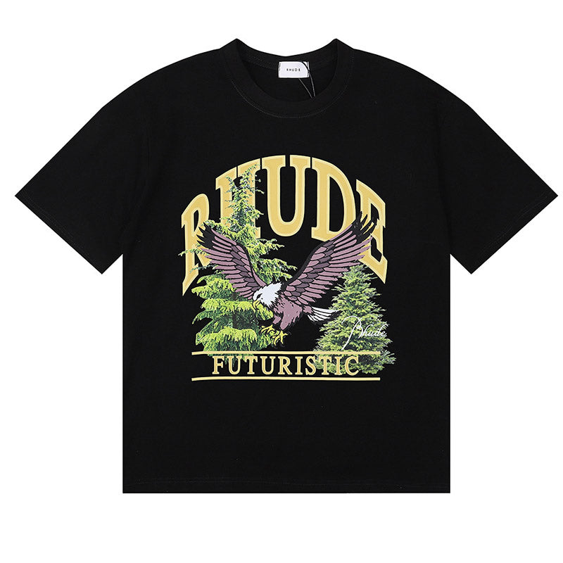 RHUDE Eagle lettering print T-Shirts RHUDE