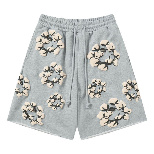 Denim Tears The Cotton Wreath Shorts DENIM TEARS