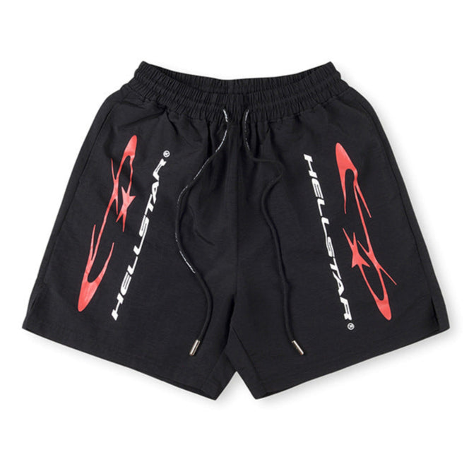 Hellstar Studios Sports Flame Shorts