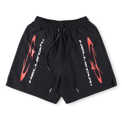 Hellstar Studios Sports Flame Shorts