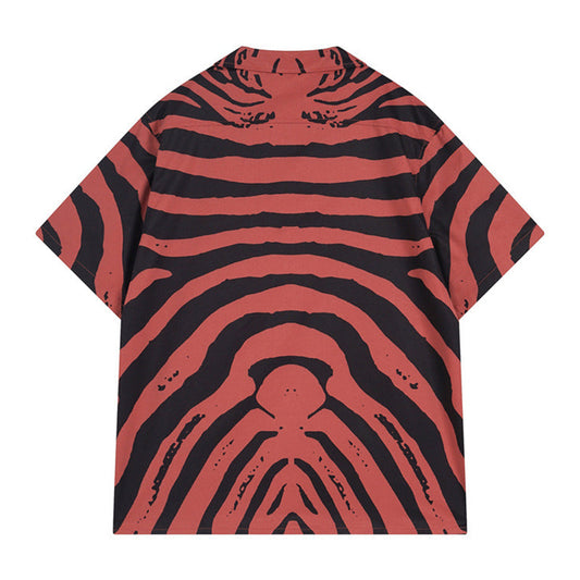 Rhude Zebra Silk Shirts RHUDE