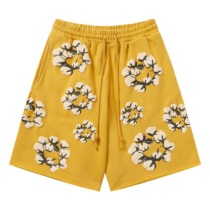 Denim Tears The Cotton Wreath Shorts DENIM TEARS