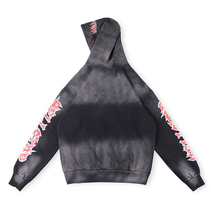 Hellstar Stars Shine Graffiti Hoodie