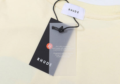 RHUDE island coconut tree print T-Shirts RHUDE