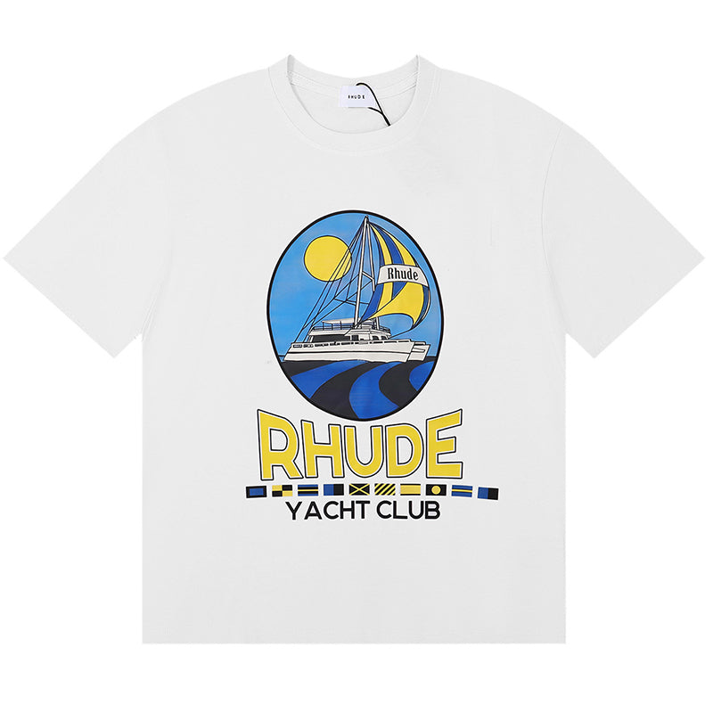 RHUDE Yacht Club Cotton T-shirt RHUDE