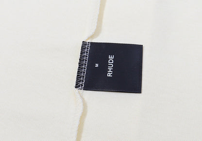 RHUDE Sunset Classic Letter Print T-Shirt RHUDE