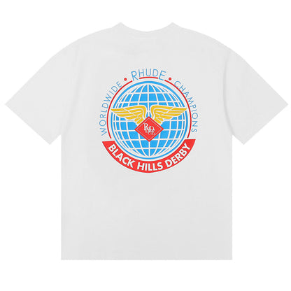 RHUDE Earth Wings Print T-Shirt RHUDE
