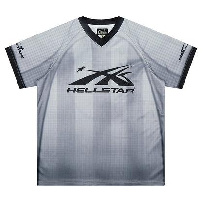 Hellstar 'Grey Stripes' Mesh Jersey