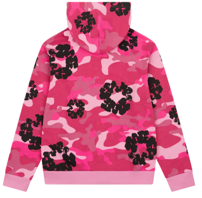 Denim Tears Cotton Wreath Camouflage Zipper Hoodie DENIM TEARS
