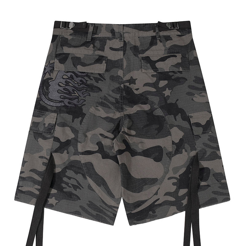 Hellstar Camouflage Printed Shorts
