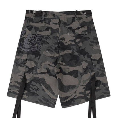 Hellstar Camouflage Printed Shorts