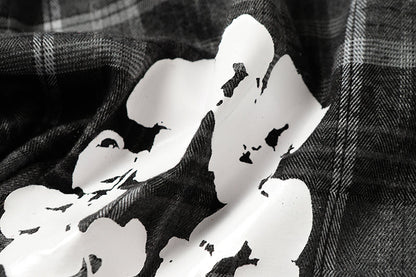 Denim Tears kapok Flower Pattern Long Sleeved Shirt DENIM TEARS
