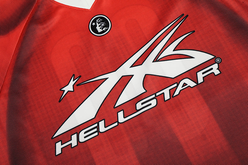Hellstar 'Red Stripes' Mesh Jersey