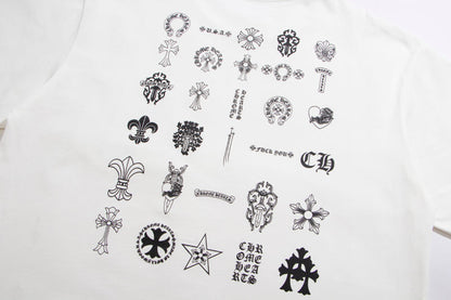 Chrome Hearts New T-shirts 6096 CH-Chrome Hearts