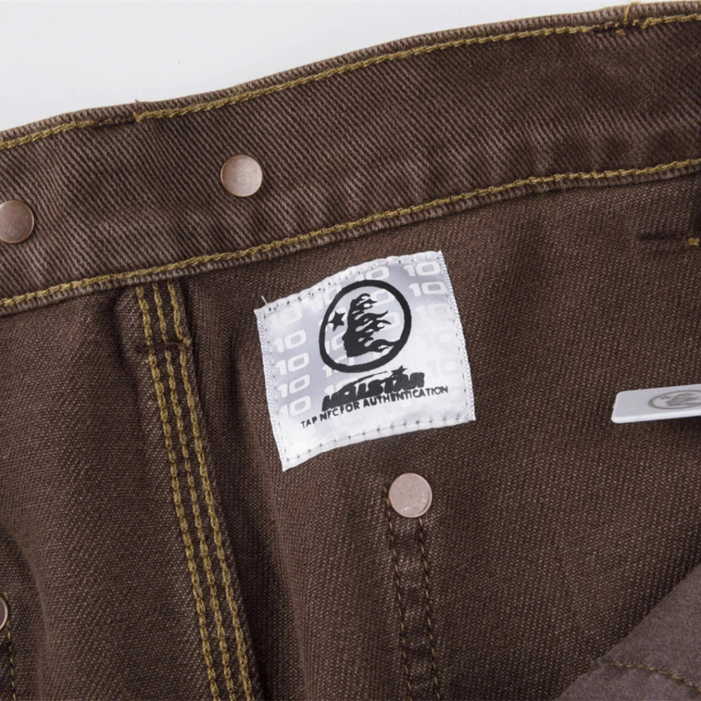 Hellstar Capsule 11 Studded Double Knee Carpenter Shorts