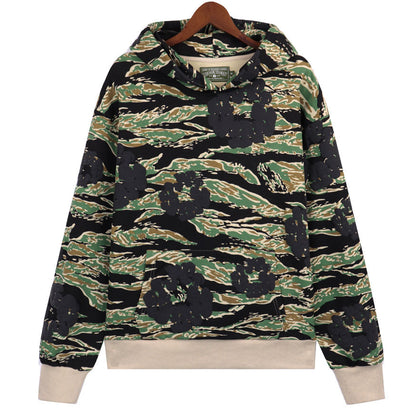 Denim Tears Cotton Wreath Camouflage Hoodie DENIM TEARS
